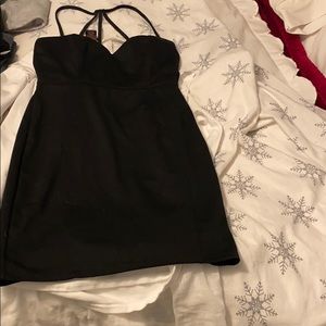 Tobi black dress with cut out